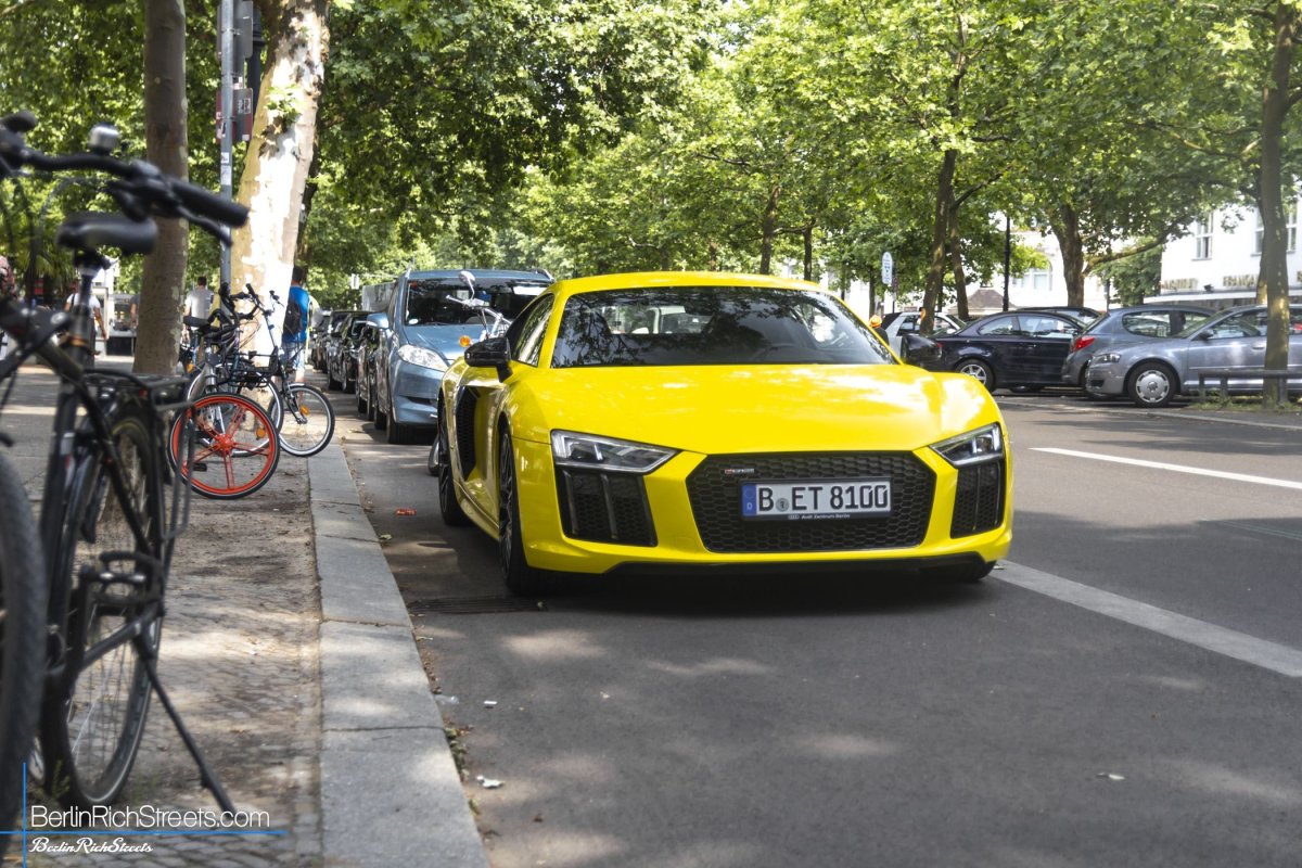 Audi R8 V10 Plus (2016) spotted in Berlin — BerlinRichStreets